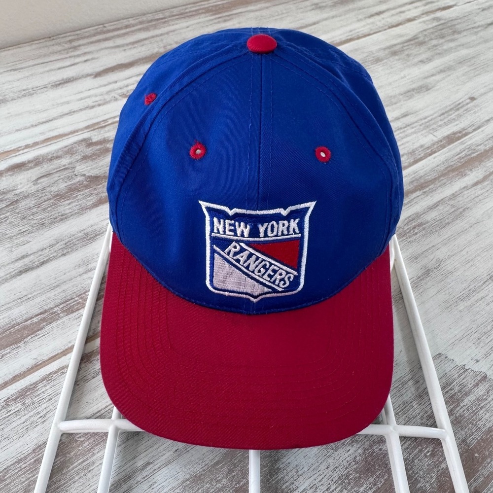New York Rangers Snapback Hat Mens‎ Blue Baseball Cap Embroidered Sport Logo NHL